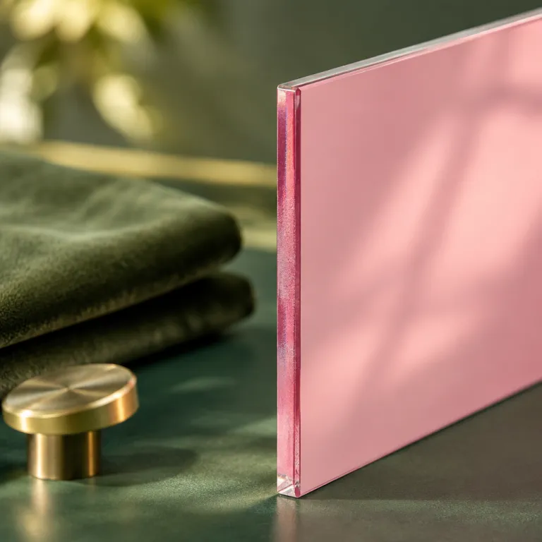 How pink back painted glass reshapes hospitality interiors and FF&E strategies