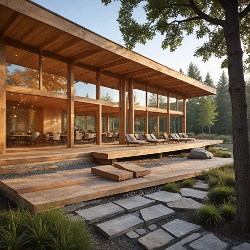 Timber pavilion architecture for hospitality: from outdoor retreat to structural statement