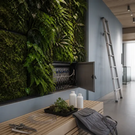 Green wall maintenance in hotels: what the biophilic installation costs after year one