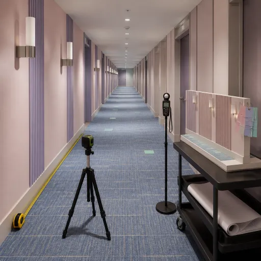 The hotel corridor as design sequence: lighting rhythm, wayfinding and the 30-second walk that shapes perception