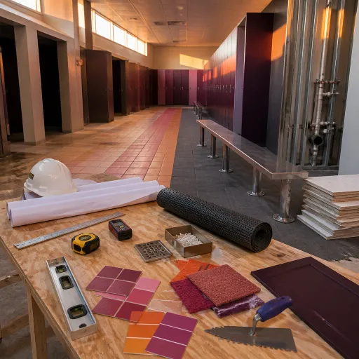 Locker room and changing room construction cost per square foot for hospitality assets