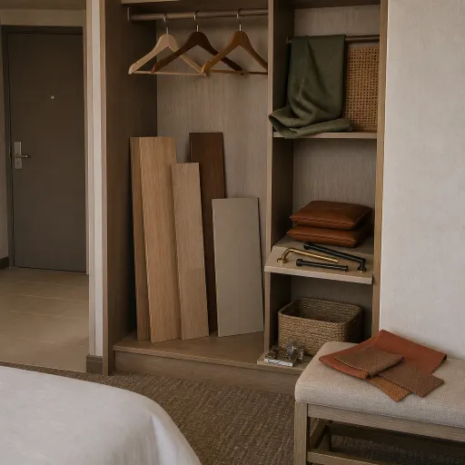 Hotel guest room storage: the closet, luggage bench and wardrobe decisions that define extended stays